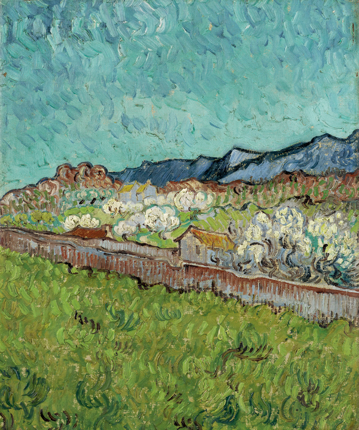  文森特·威廉·梵高  Vincent Willen Van Gogh —— 阿尔皮勒山的风景